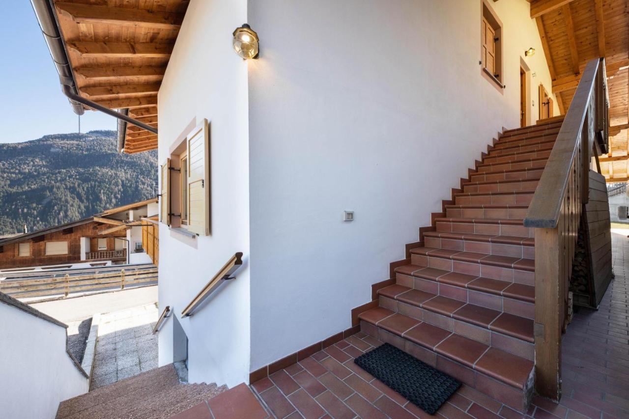 Villa Mazzel with balcony Vigo di Fassa Kültér fotó